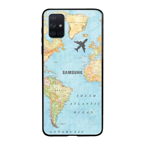 Fly Around The World Samsung Galaxy A51 Glass Back Cover Online