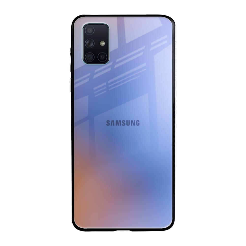 Blue Aura Samsung Galaxy A51 Glass Back Cover Online