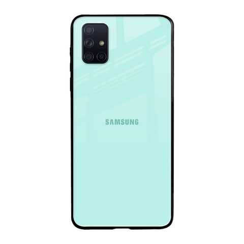Teal Samsung Galaxy A51 Glass Back Cover Online