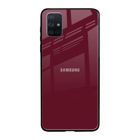 Classic Burgundy Samsung Galaxy A51 Glass Back Cover Online