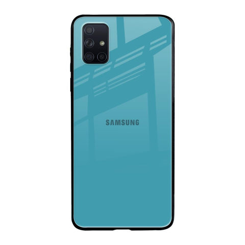 Oceanic Turquiose Samsung Galaxy A51 Glass Back Cover Online