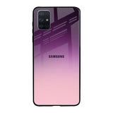 Purple Gradient Samsung Galaxy A51 Glass Back Cover Online