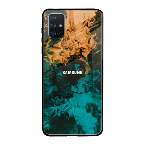 Watercolor Wave Samsung Galaxy A51 Glass Back Cover Online