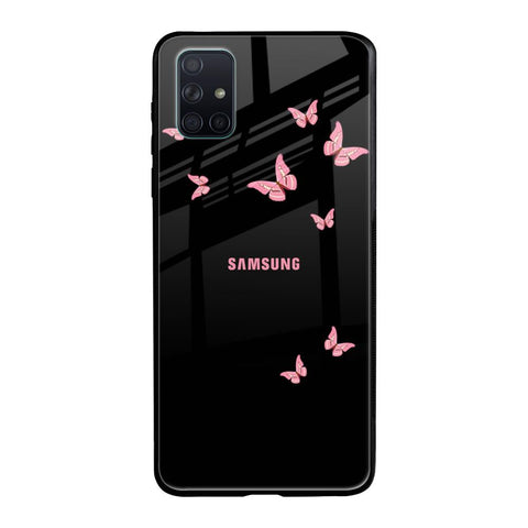 Fly Butterfly Samsung Galaxy A51 Glass Back Cover Online