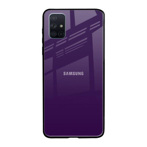 Dark Purple Samsung Galaxy A51 Glass Back Cover Online