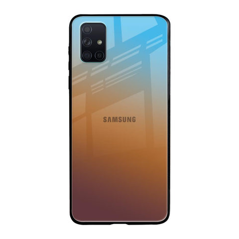 Rich Brown Samsung Galaxy A51 Glass Back Cover Online
