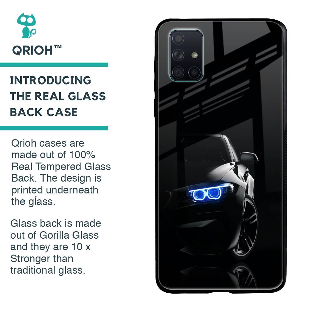 Car In Dark Glass Case for Samsung Galaxy A51