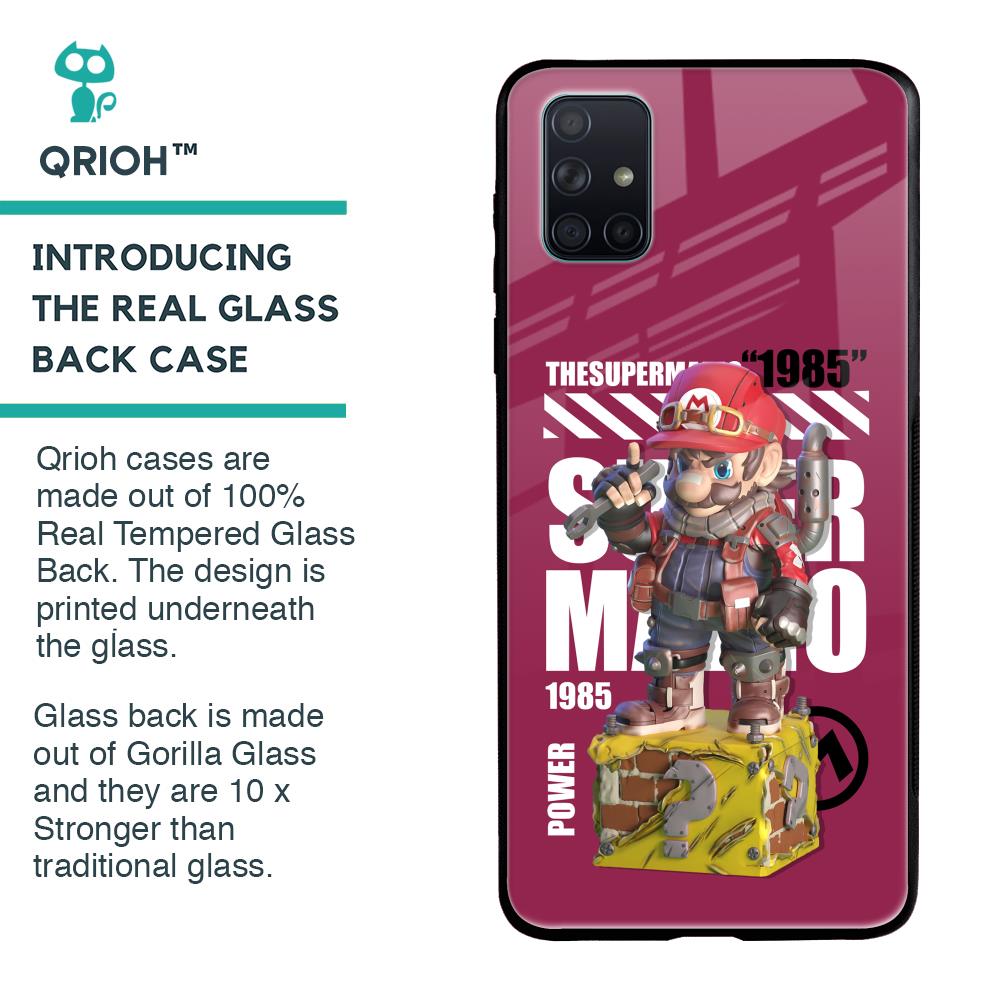 Gangster Hero Glass Case for Samsung Galaxy A51