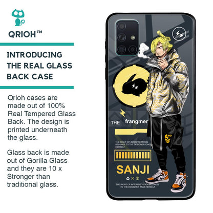 Cool Sanji Glass Case for Samsung Galaxy A51