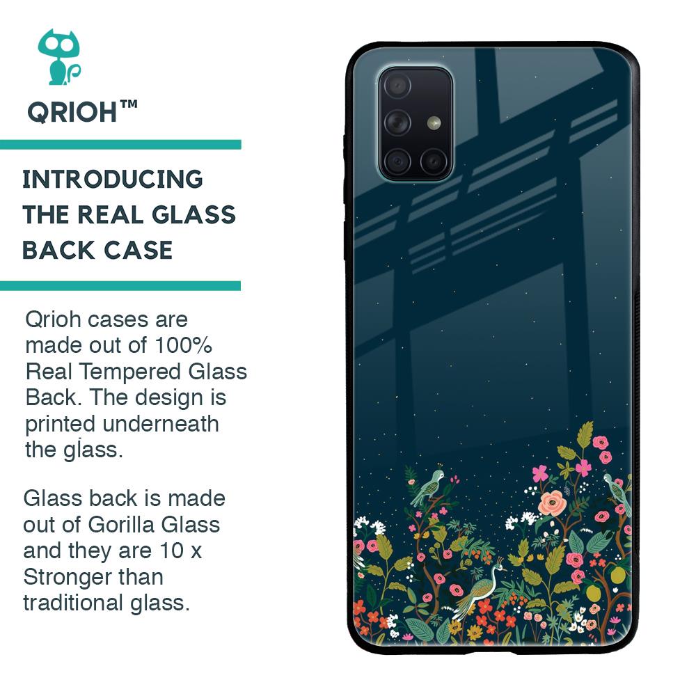 Small Garden Glass Case For Samsung Galaxy A51