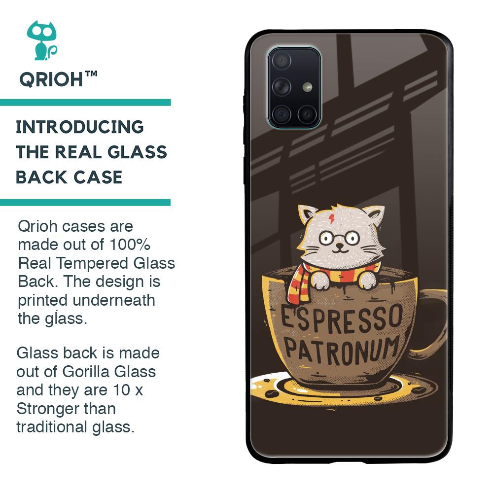 Tea With Kitty Glass Case For Samsung Galaxy A51