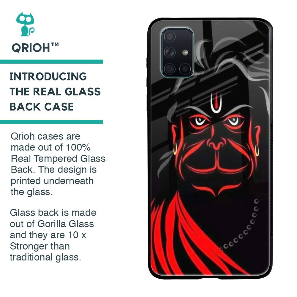 Lord Hanuman Glass Case For Samsung Galaxy A51