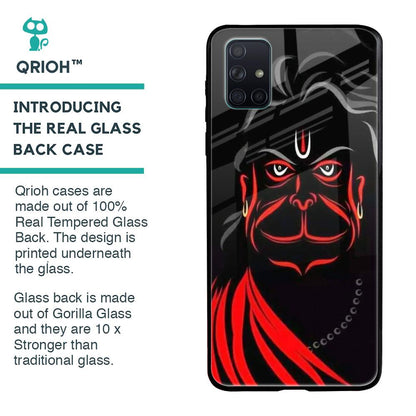 Lord Hanuman Glass Case For Samsung Galaxy A51