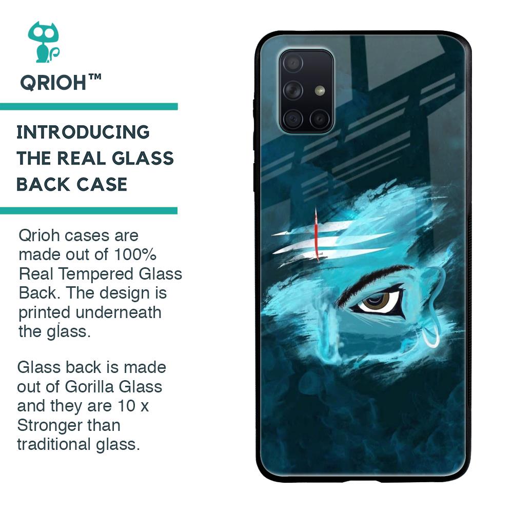 Power Of Trinetra Glass Case For Samsung Galaxy A51