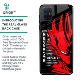 Red Vegeta Glass Case for Samsung Galaxy A51