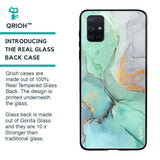 Green Marble Glass case for Samsung Galaxy A51