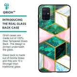 Seamless Green Marble Glass Case for Samsung Galaxy A51