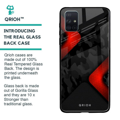 Modern Camo Abstract Glass Case for Samsung Galaxy A51