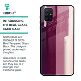 Brush Stroke Art Glass Case for Samsung Galaxy A51