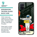 Astronaut on Mars Glass Case for Samsung Galaxy A51