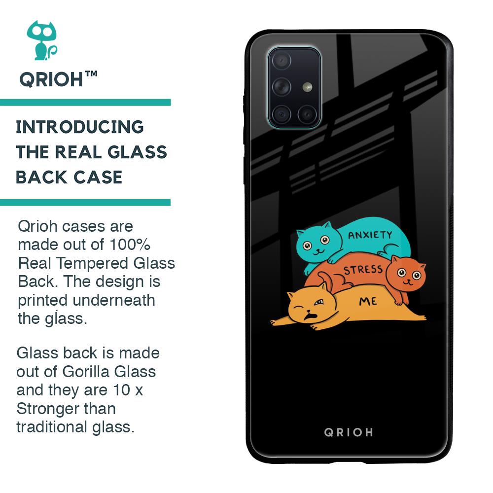 Anxiety Stress Glass Case for Samsung Galaxy A51