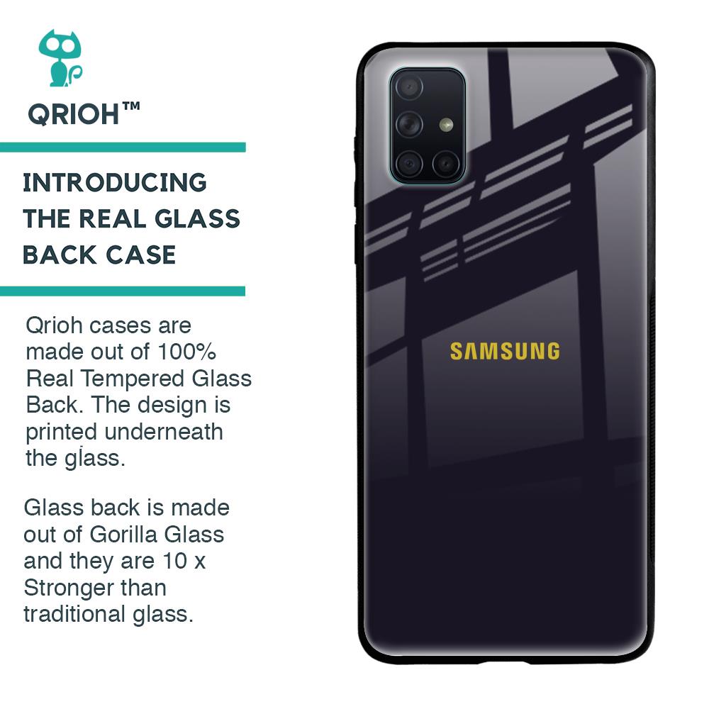 Deadlock Black Glass Case For Samsung Galaxy A51
