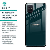Hunter Green Glass Case For Samsung Galaxy A51