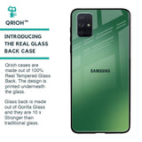 Green Grunge Texture Glass Case for Samsung Galaxy A51