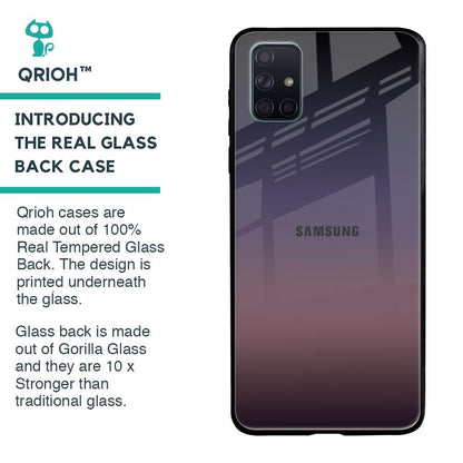 Grey Ombre Glass Case for Samsung Galaxy A51
