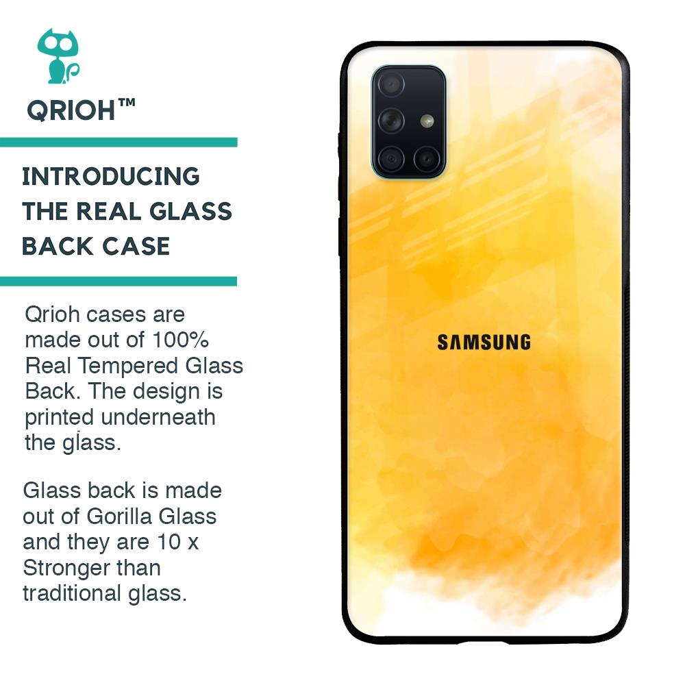 Rustic Orange Glass Case for Samsung Galaxy A51