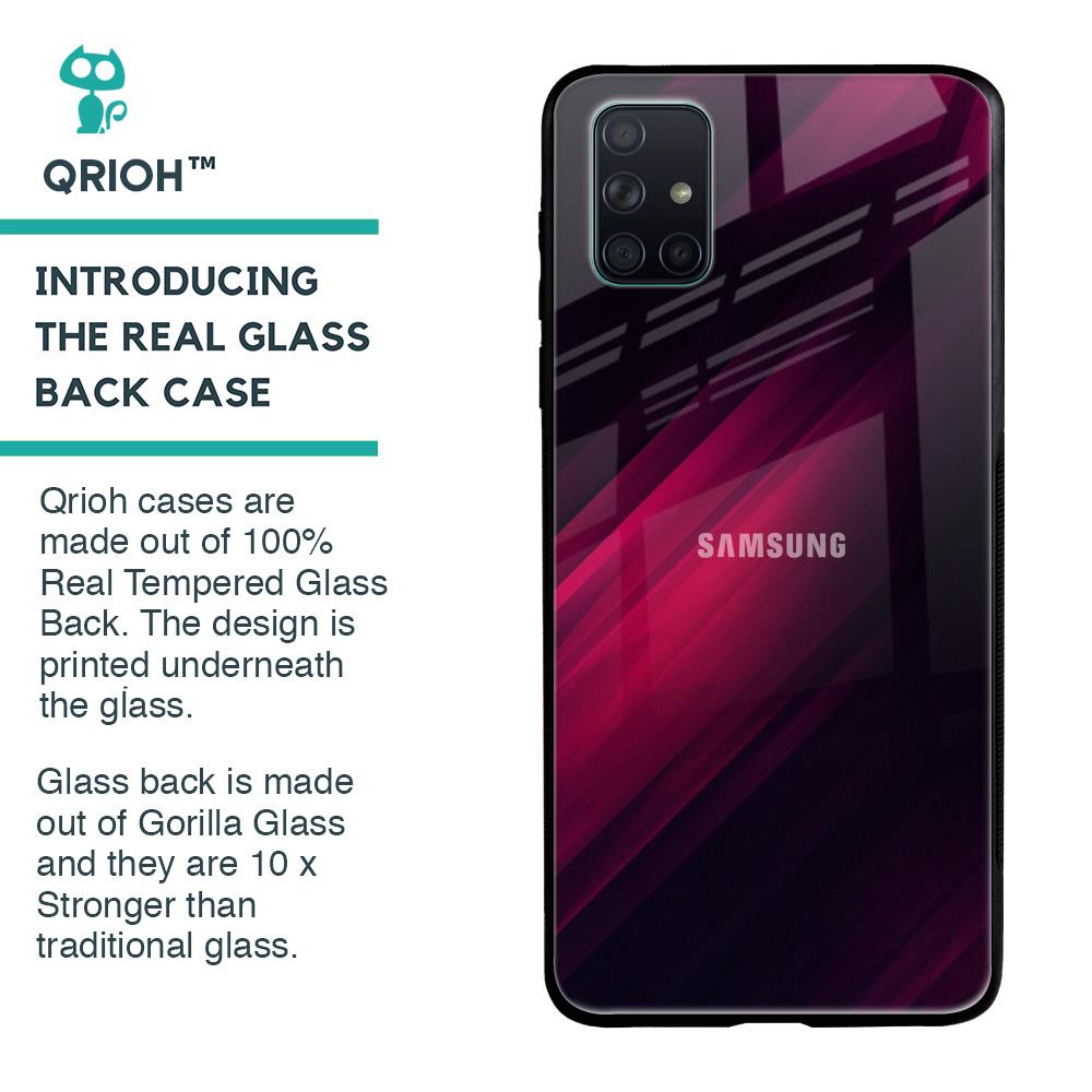 Razor Black Glass Case for Samsung Galaxy A51