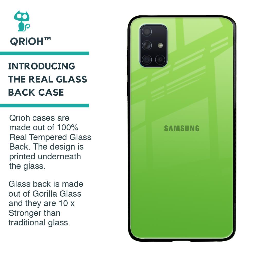 Paradise Green Glass Case For Samsung Galaxy A51