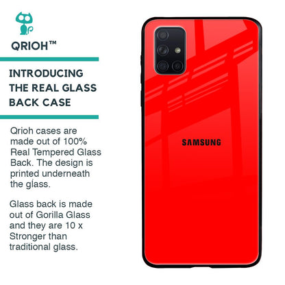 Blood Red Glass Case for Samsung Galaxy A51