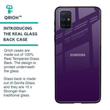 Dark Purple Glass Case for Samsung Galaxy A51