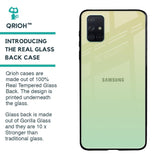 Mint Green Gradient Glass Case for Samsung Galaxy A51