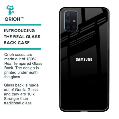 Jet Black Glass Case for Samsung Galaxy A51