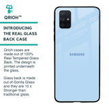 Pastel Sky Blue Glass Case for Samsung Galaxy A51
