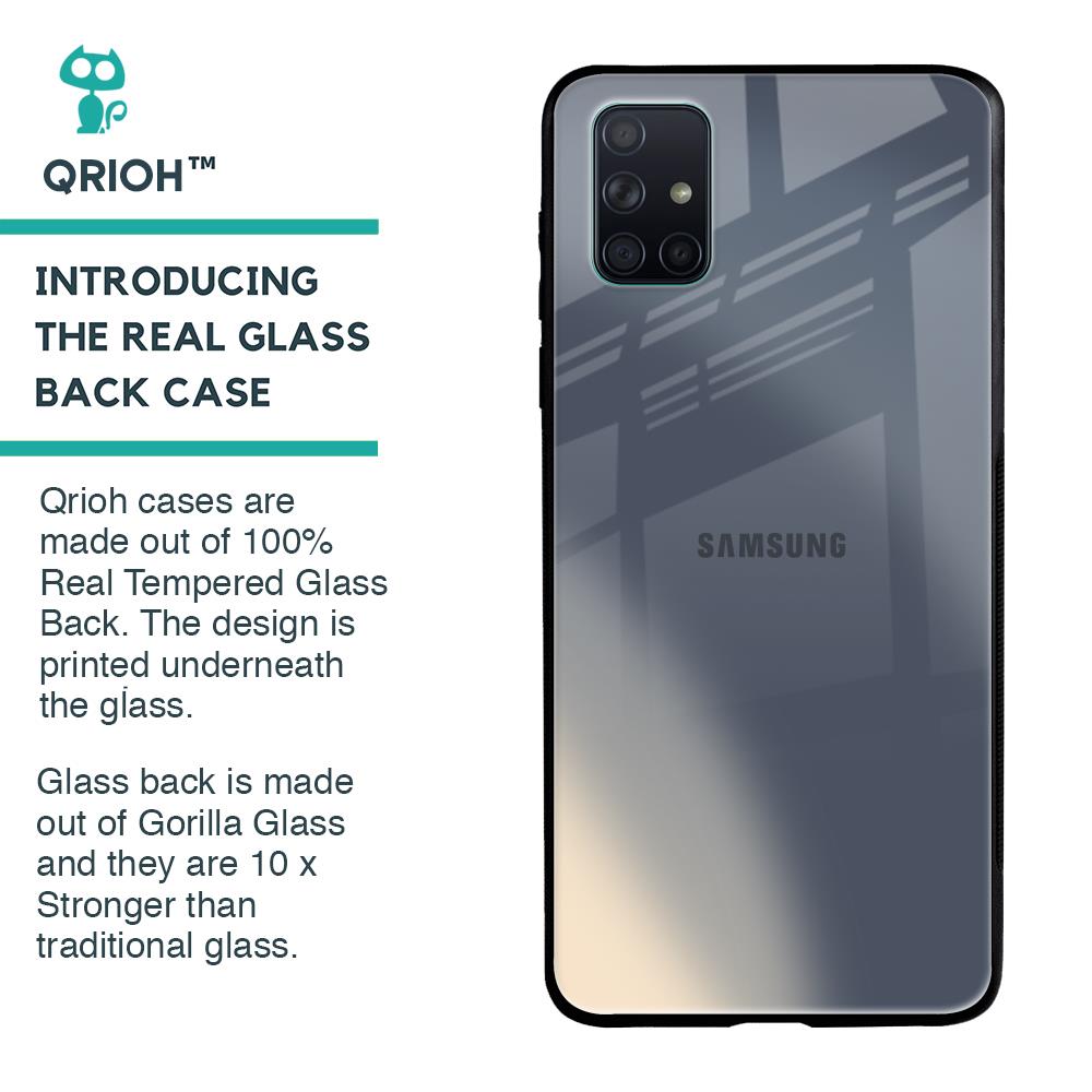 Metallic Gradient Glass Case for Samsung Galaxy A51