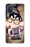 Nerdy Shinchan Samsung Galaxy A51 Back Cover
