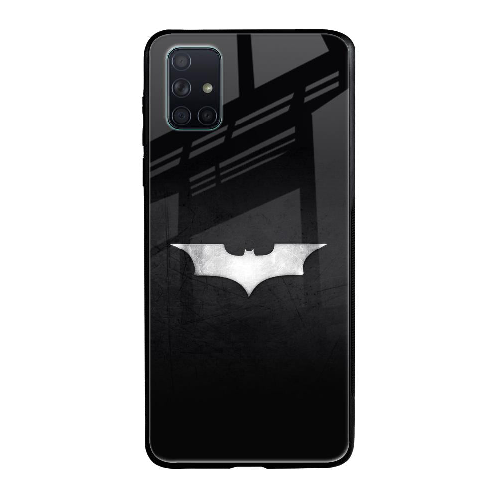 Super Hero Logo Samsung Galaxy A71 Glass Back Cover Online