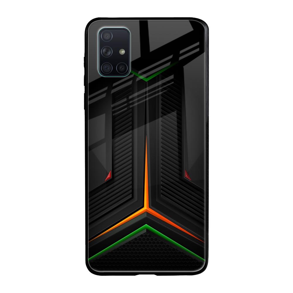 Modern Ultra Chevron Samsung Galaxy A71 Glass Back Cover Online