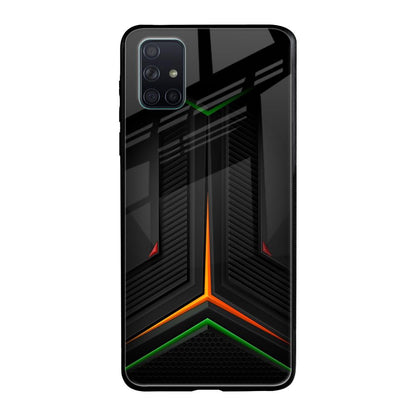Modern Ultra Chevron Samsung Galaxy A71 Glass Back Cover Online