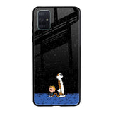 Night Sky Star Samsung Galaxy A71 Glass Back Cover Online