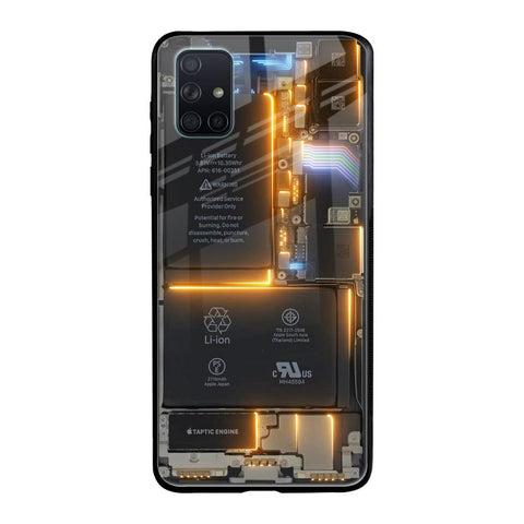 Glow Up Skeleton Samsung Galaxy A71 Glass Back Cover Online