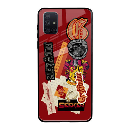 Gryffindor Samsung Galaxy A71 Glass Back Cover Online