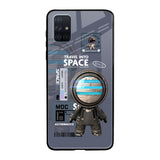Space Travel Samsung Galaxy A71 Glass Back Cover Online