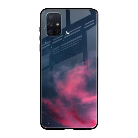 Moon Night Samsung Galaxy A71 Glass Back Cover Online