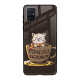 Tea With Kitty Samsung Galaxy A71 Glass Back Cover Online