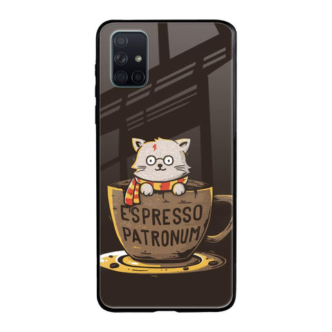 Tea With Kitty Samsung Galaxy A71 Glass Back Cover Online