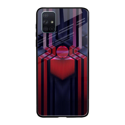 Super Art Logo Samsung Galaxy A71 Glass Back Cover Online
